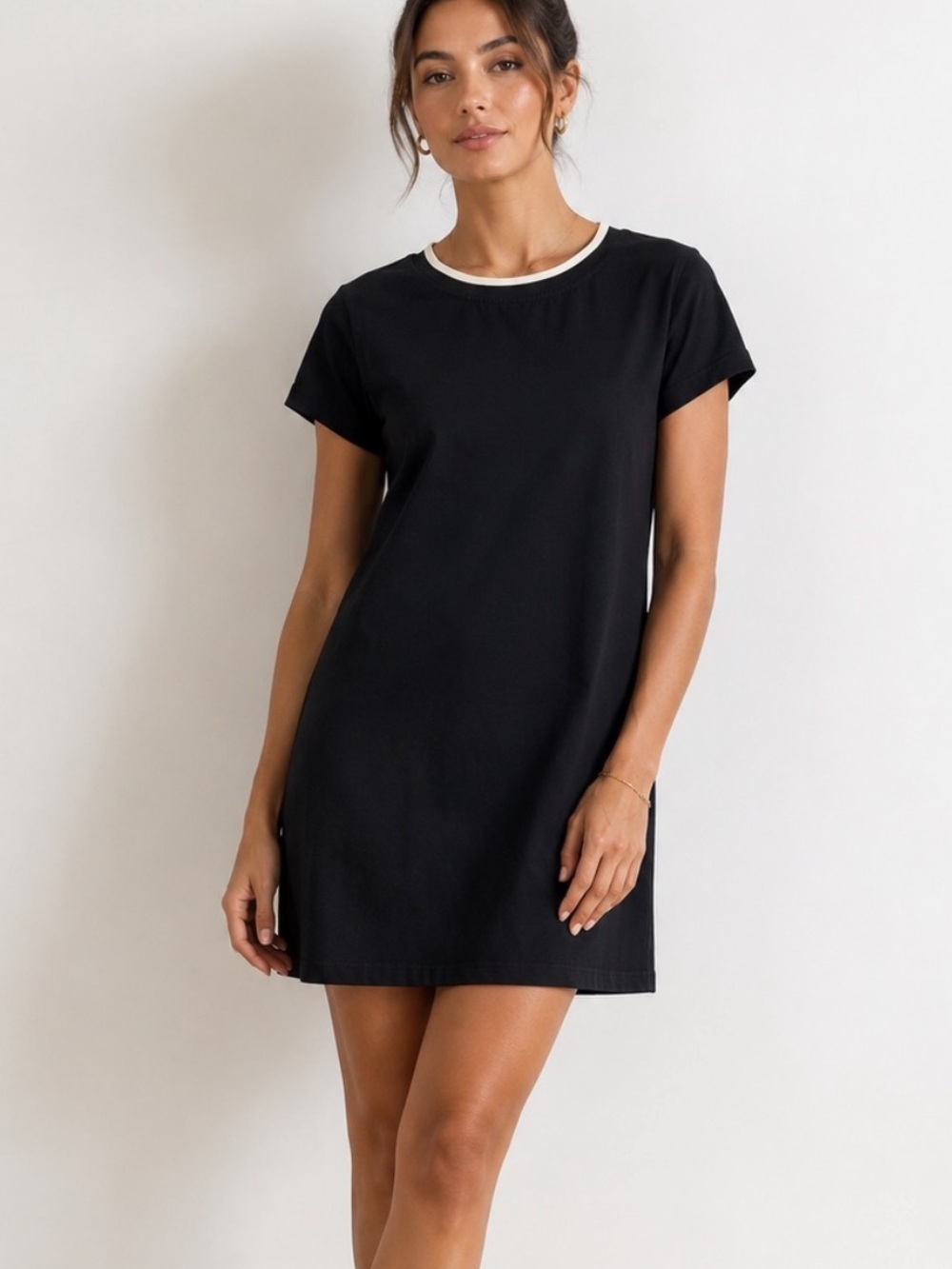 Pomander Place Tshirt Dress Black Small